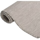 Vanjski tepih ravnog tkanja 200 x 280 cm svijetlo sivi | shoptok.hr