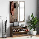  3-u-1 set ormarića za cipele boja hrasta od konstruiranog drva | shoptok.hr