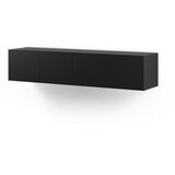 Marckeric Črna TV omarica 180x38x35 cm Daroca – | Shoptok.si