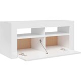 vidaXL TV ormarić s LED svjetlima visoki sjaj bijeli 90 x 35 x 40 cm | shoptok.hr