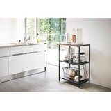 YAMAZAKI Mat črn jeklen regal 60x90x46,5 cm Tower – | Shoptok.si