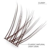 Nanolash DIY Eyelash Extensions set za podaljševanje trepalnic doma Classy BROWN 36 kos | Shoptok.si