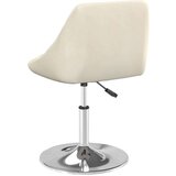 vidaXL Okretne blagovaonske stolice 4 kom krem baršunaste | shoptok.hr