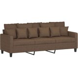  3-dijelni set sofa s jastucima smeđi od tkanine | shoptok.hr