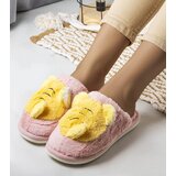 Gemre Pink and Yellow Soft Bee Slippers Cijene