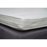 CARRYHOME POSTELJA BOXSPRING 160 cm x 200 cm , tekstil temno siva | Shoptok.si
