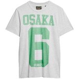 Superdry Majice s kratkimi rokavi T-shirt Osaka 6 Marl Standard Siva Cene