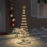 vidaXL LED božićno drvce Topla bijela 138.5 x 138.5 x 399 cm Metal | shoptok.hr