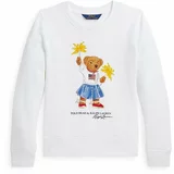Polo Ralph Lauren Otroški pulover bela barva, 313945063001