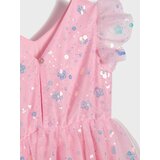 Sinsay Babydoll haljina od tila s ukrasnim šljokicama | shoptok.hr