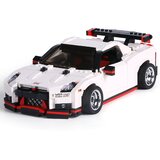 Kockice za slaganje automobila od 1034 elementa - bijeli | shoptok.hr