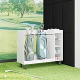 Golf ormar s kotačem Jednobojno Bijelo 120 x 45 x 98 cm | shoptok.hr