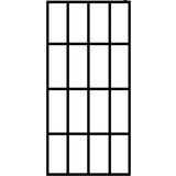 Pregrada za tuširanje od mutnog kaljenog stakla 100 x 195 cm | shoptok.hr