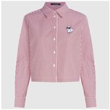 Karl Lagerfeld Srajce & Bluze IKON CHOUPETTE CROPPED SHI Rožnata Cene