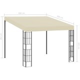  Zidna sjenica 3 x 3 m krem od tkanine | shoptok.hr