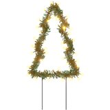 Ukrasna božićna svjetla sa šiljcima 3 kom drvce 50 LED 30 cm | shoptok.hr