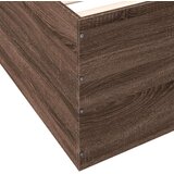  Posteljni okvir rjav hrast 120x190 cm inženirski les | Shoptok.si