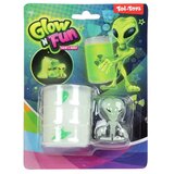 Magic Toys Glown Fun Slime Alien: Svjetleći sluz u uljnoj bačvi s figuricom vanzemaljca | shoptok.hr