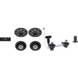 Blanco pribor MAT CRNA InFino set 2x3,5" za dva korita (čašice, InFino ukrasna rozete, C-overflow preljev komplet), s dalj.upr. okrugli podizač MAT CRNA | shoptok.hr