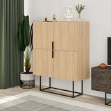 Marckeric Ormarić u dekoru hrasta u prirodnoj boji 100x130 cm Titan – | shoptok.hr