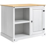  Set kuhinjskog otoka 3 pcs Bijela i vosak od meda Čvrsta bor | shoptok.hr
