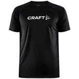 ženska majica s kratkimi rokavi core unify logo black