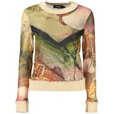Desigual Orchids ženski pulover s okruglim izrezom bež Slike
