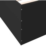 vidaXL Okvir za krevet crni 160x200 cm konstruirano drvo | shoptok.hr