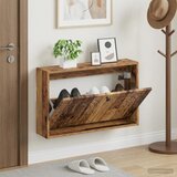  Ormar za cipele na zidu ALKMAAR 71 x 17 x 43 cm Staro drvo - Staro drvo | shoptok.hr