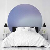  Okrugla fototapeta - Heather mist – delicate gradient consisting of many shades of purple 140x140 | shoptok.hr