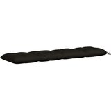  Jastučić za klupu VIANEN 100% poliester Crna 200 x 50 x 12 cm - Crna 200 x 50 x 12 cm | shoptok.hr