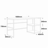 Hanah home Radni sto 42x75x60cm Bež | Eponuda.ba