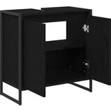  Kupaonski ormar Crni hrast 60 x 30 x 60 cm Konstruirano drvo | shoptok.hr