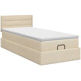  Podesivi krevet s madracem Krem 90 x 200 cm Tkanina | shoptok.hr