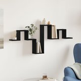 vidaXL zidna polica Crni hrast 104 5x10x43 cm Konstruirano drvo | shoptok.hr
