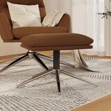 vidaXL Stolček za noge rjav 60x60x39 cm tkanina iz mikrovlaken Cene