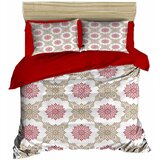  442 redwhitepinkbeige single quilt cover set | ePonuda.com