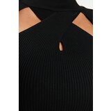 Trendyol Black Window/Cut Out Knitwear Sweater | Shoptok.si