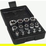 Bass_Polska Garnitura nasadnih ključev Torx 1/2", 3/8", 1/4" E4-E24 14 kos., (22113624) | Shoptok.si