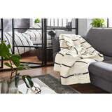 Bugatti dekorativna odeja 150/200 cm črna, bela | Shoptok.si