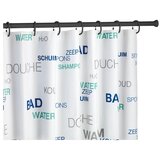 Wenko Črn teleskopski nosilec za zaveso za prho Shower Curtain Rod cene
