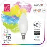 pametna sijalica, led 5.5W, E14, rgb+w, wifi - smart led candle 5.5W wifi
