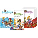  RADOVEDNIH PET 4, komplet A, komplet treh samostojnih delovnih zvezkov (SLO, MAT, NIT) za 4. razred | Shoptok.si