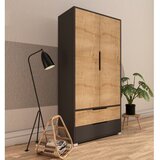 Hanah home ormar flora 90 anthracite safir hrast Cene