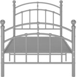  Okvir za krevet sivi metalni 90 x 200 cm | shoptok.hr