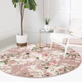 Mila Home Svetlo rožnata pralna/primerna za robotski sesalnik okrogla preproga ø 100 cm Comfort – | Shoptok.si