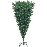 vidaXL Obrnjen umetni božični drevesec s kompletom kroglic 240 cm | Shoptok.si