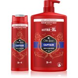Old Spice Captain komplet za lase in telo za moške u