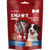 Enjoy carnivore combos žvečljivi trakovi, piščanec in trska - 300 g | Shoptok.si