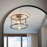 Endon 103112 - plafonska svetiljka hopton 1xE27/10W/230V mat hrom | Eponuda.com